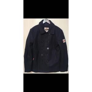 Superdry Trending  Rookie Military Peacoat Wool Blend L  Japan 🔥EUC🔥